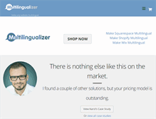 Tablet Screenshot of multilingualizer.com